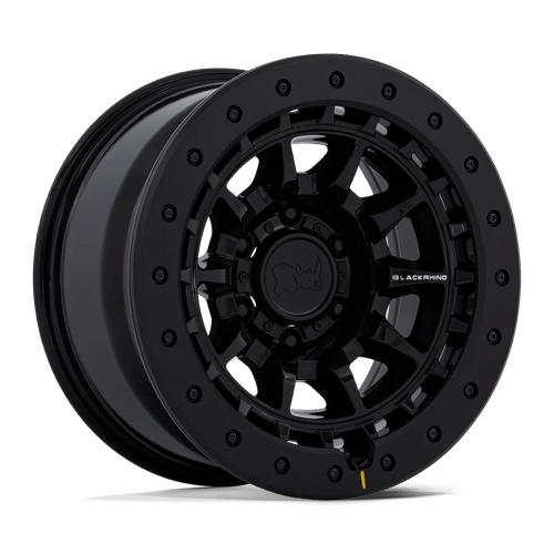 17x8.5 Black Rhino BR016 Tusk Gloss Black Wheel 6x4.5 (-10mm)