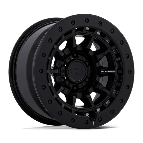 17x8.5 Black Rhino BR016 Tusk Gloss Black Wheel 5x5.5 (0mm)