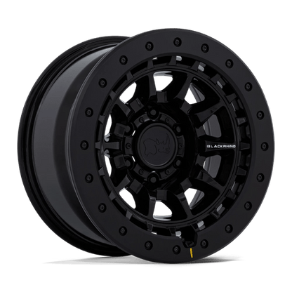 17x8.5 Black Rhino BR016 Tusk Gloss Black Wheel 5x5.5 (-10mm)