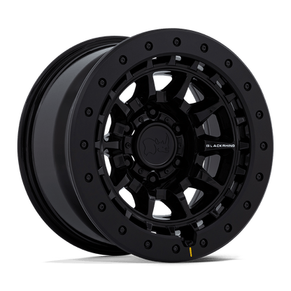 17x8.5 Black Rhino BR016 Tusk Gloss Black Wheel 6x135 (-10mm)