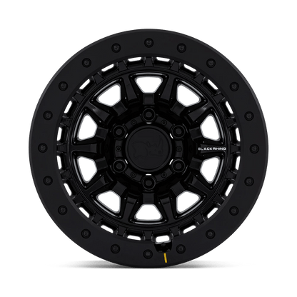 17x8.5 Black Rhino BR016 Tusk Gloss Black Wheel 6x5.5 (0mm)