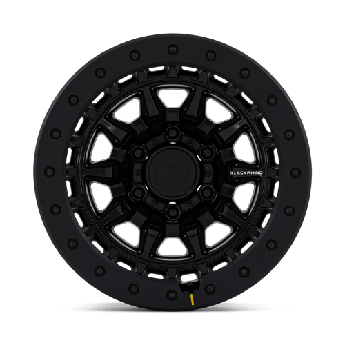 17x8.5 Black Rhino BR016 Tusk Gloss Black Wheel 6x4.5 (-10mm)