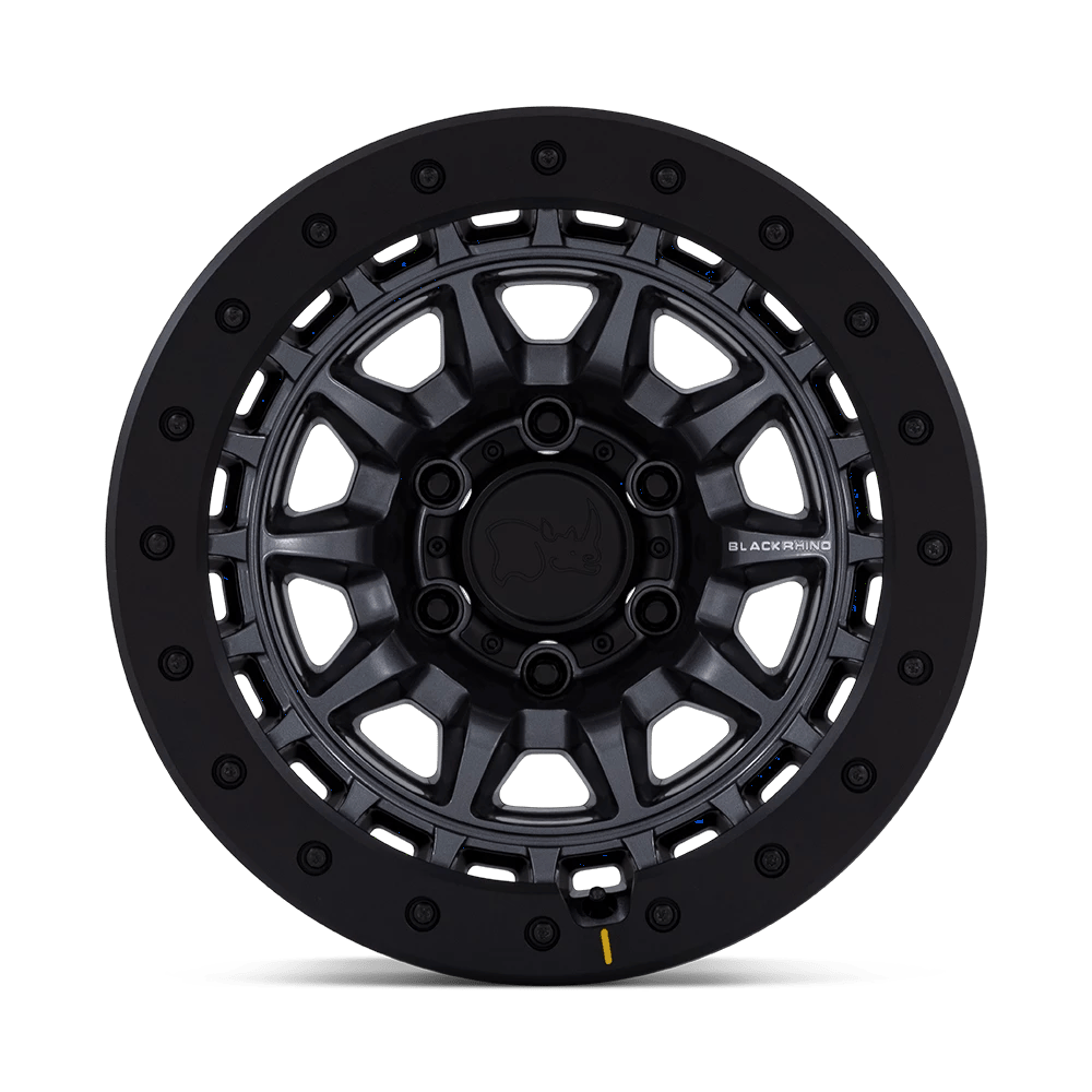 17x8.5 Black Rhino BR016 Tusk Matte Gunmetal Wheel 6x5.5 (-10mm)