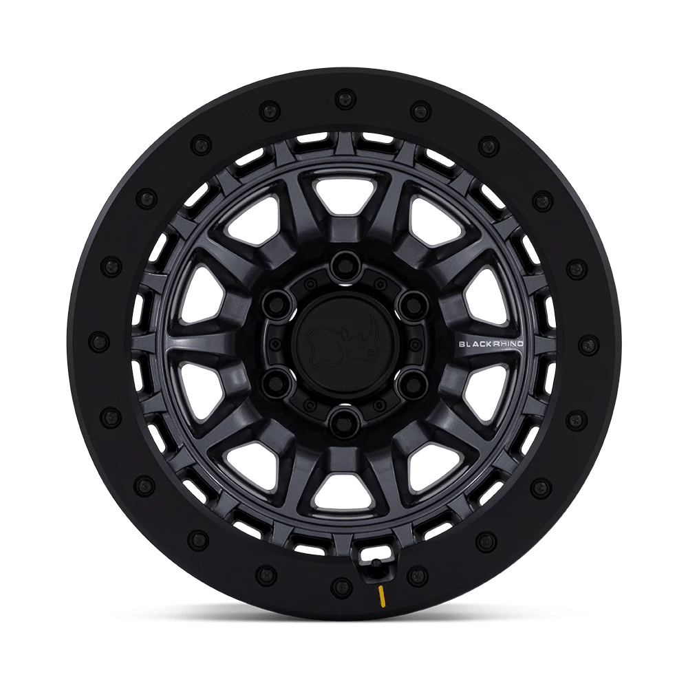 17x8.5 Black Rhino BR016 Tusk Matte Gunmetal Wheel 6x5.5 (-10mm)