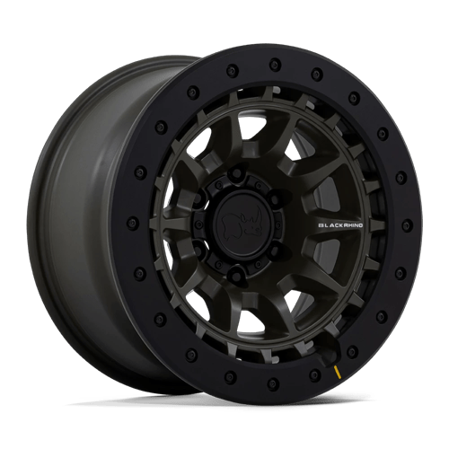17x8.5 Black Rhino BR016 Tusk Olive Drab Green Wheel 5x5.5 (0mm)