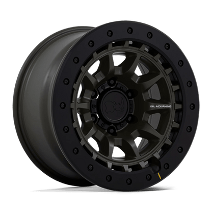 17x8.5 Black Rhino BR016 Tusk Olive Drab Green Wheel 6x135 (-10mm)