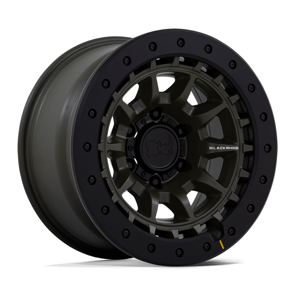 17x8.5 Black Rhino BR016 Tusk Olive Drab Green Wheel 5x5.5 (0mm)