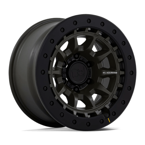 17x8.5 Black Rhino BR016 Tusk Olive Drab Green Wheel 6x4.5 (0mm)