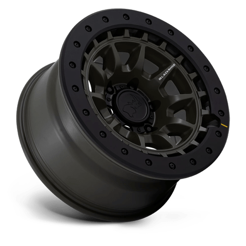 17x8.5 Black Rhino BR016 Tusk Olive Drab Green Wheel 6x5.5 (-10mm)