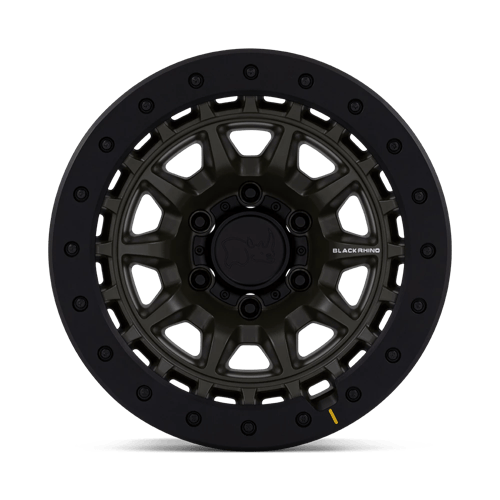 17x8.5 Black Rhino BR016 Tusk Olive Drab Green Wheel 5x5.5 (-10mm)