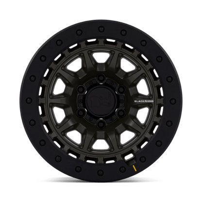 17x8.5 Black Rhino BR016 Tusk Olive Drab Green Wheel 6x5.5 (-10mm)