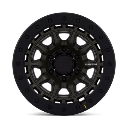 17x8.5 Black Rhino BR016 Tusk Olive Drab Green Wheel 6x135 (-10mm)