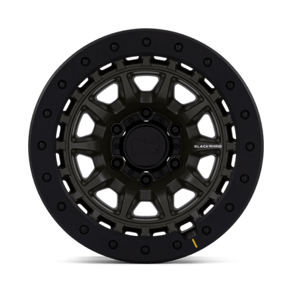 17x8.5 Black Rhino BR016 Tusk Olive Drab Green Wheel 6x135 (0mm)