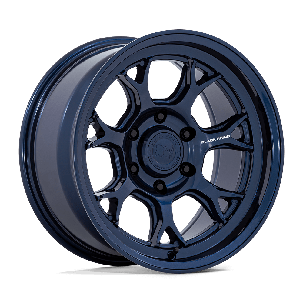 17x8.5 Black Rhino BR017 Etosha Gloss Midnight Blue Wheel 6x5.5 (20mm)