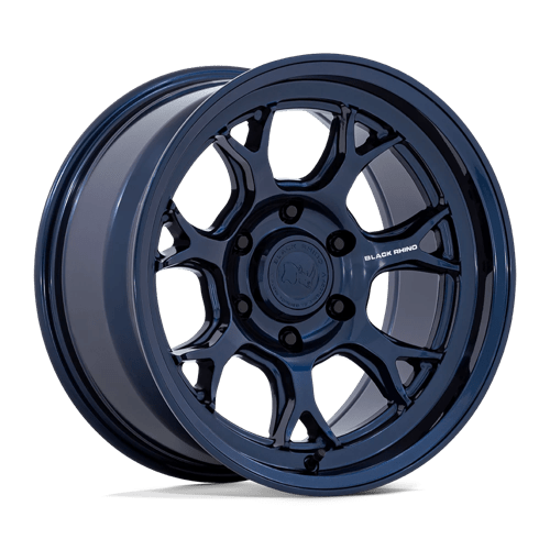 17x8.5 Black Rhino BR017 Etosha Gloss Midnight Blue Wheel 6x5.5 (12mm)