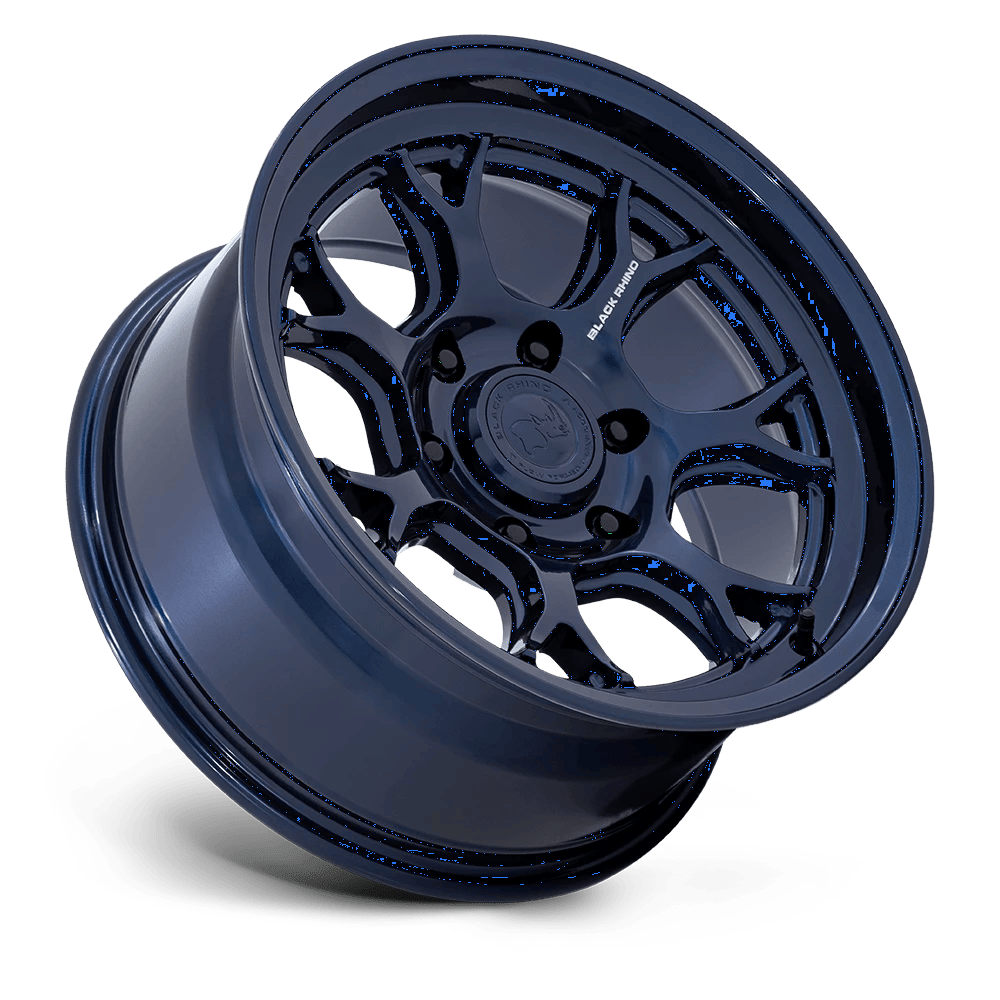 17x8.5 Black Rhino BR017 Etosha Gloss Midnight Blue Wheel 6x5.5 (20mm)