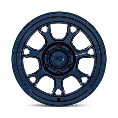17x8.5 Black Rhino BR017 Etosha Gloss Midnight Blue Wheel 5x5 (20mm)