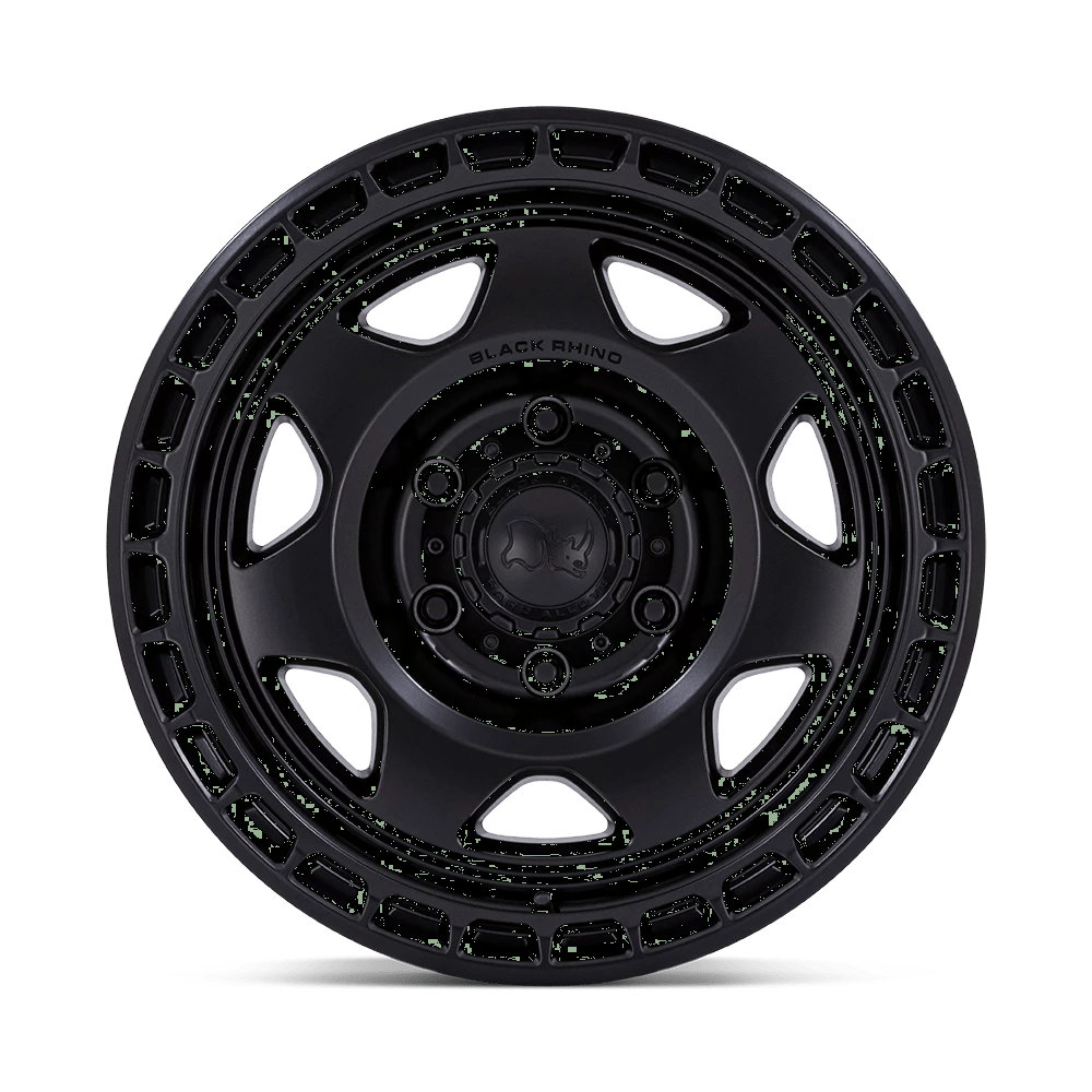 17x8.5 Black Rhino BR018 Voyager Matte Black Wheel 5x5 (-10mm)