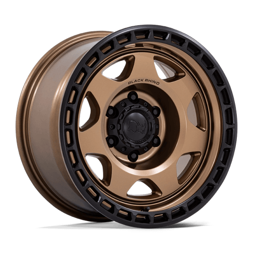 17x8.5 Black Rhino BR018 Voyager Matte Bronze Black Lip Wheel 6x120 (-10mm)