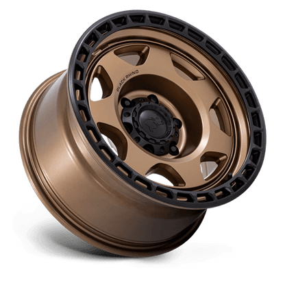 17x8.5 Black Rhino BR018 Voyager Matte Bronze Matte Black Lip Wheel 6x120 (0mm)