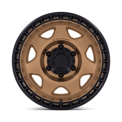 17x8.5 Black Rhino BR018 Voyager Matte Bronze Matte Black Lip Wheel 6x120 (0mm)