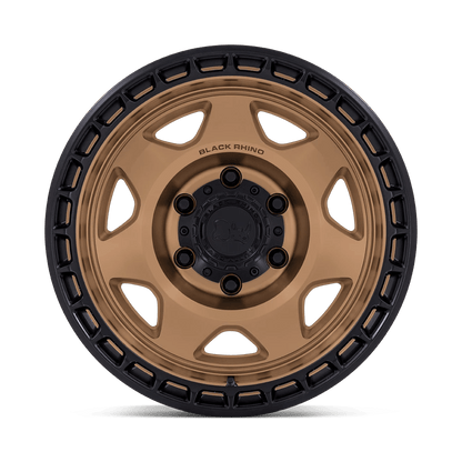 17x8.5 Black Rhino BR018 Voyager Matte Bronze Matte Black Lip Wheel 6x135 (0mm)