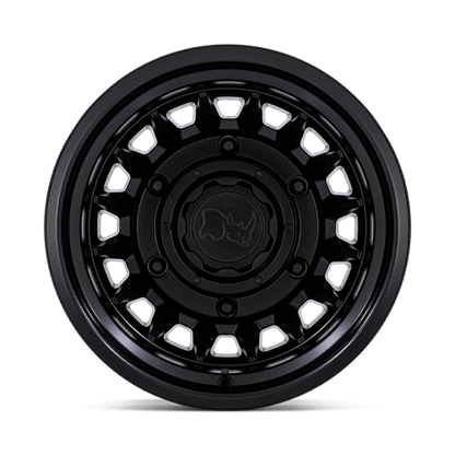 16x6 Black Rhino BR019 Aliso Matte Black DUALLY REAR Wheel 6x205 (-130mm)