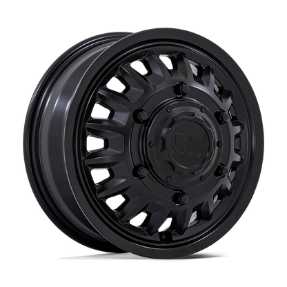 16x6 Black Rhino BR019 Aliso Matte Black DUALLY FRONT Wheel 6x205 (110mm)