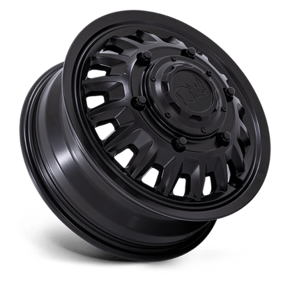 16x6 Black Rhino BR019 Aliso Matte Black DUALLY FRONT Wheel 6x205 (110mm)