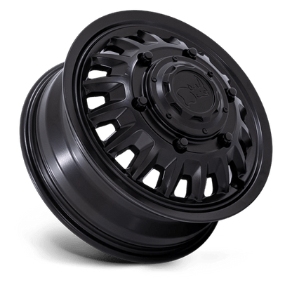 16x6 Black Rhino BR019 Aliso Matte Black DUALLY REAR Wheel 6x205 (-130mm)