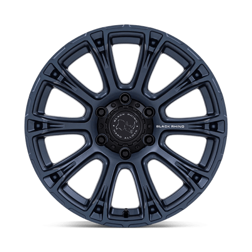17x8.5 Black Rhino BR020 Diamondback Metallic Blue Wheel 6x5.5 (25mm)