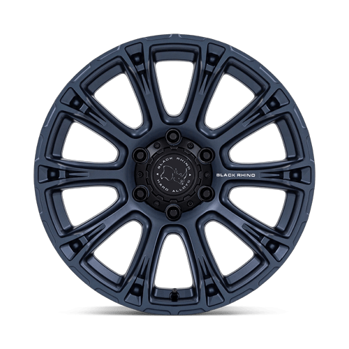 17x9 Black Rhino BR020 Diamondback Metallic Blue Wheel 6x5.5 (-12mm)