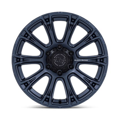 17x9 Black Rhino BR020 Diamondback Metallic Blue Wheel 6x5.5 (-12mm)