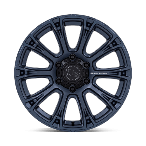 17x8.5 Black Rhino BR020 Diamondback Metallic Blue Wheel 6x5.5 (25mm)