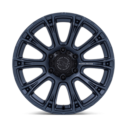 17x8.5 Black Rhino BR020 Diamondback Metallic Blue Wheel 6x5.5 (25mm)