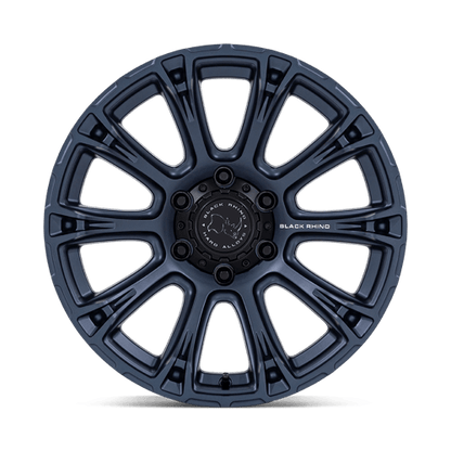 17x8.5 Black Rhino BR020 Diamondback Metallic Blue Wheel 6x5.5 (25mm)