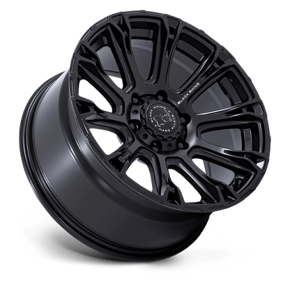 17x9 Black Rhino BR020 Diamondback Matte Black Wheel 6x5.5 (12mm)
