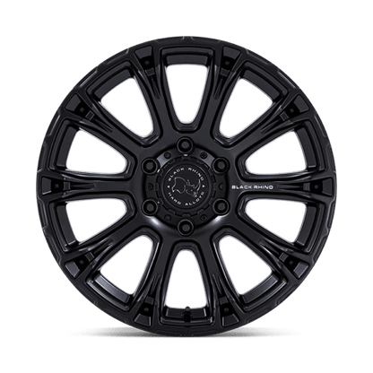 18x9 Black Rhino BR020 Diamondback Matte Black Wheel 5x5 (12mm)