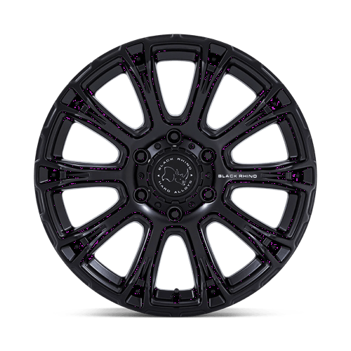 17x9 Black Rhino BR020 Diamondback Matte Black Wheel 5x5 (12mm)