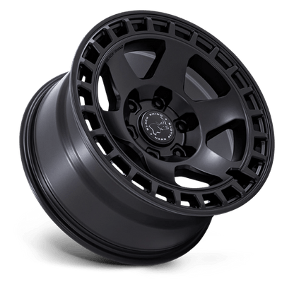 18x8 Black Rhino Hard Alloys BR022 Bahari Matte Black Wheel 6x5.5 (45mm)