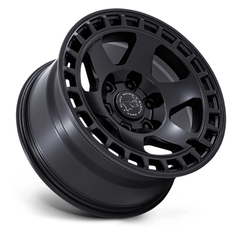 18x8 Black Rhino Hard Alloys BR022 Bahari Matte Black Wheel 6x120 (45mm)
