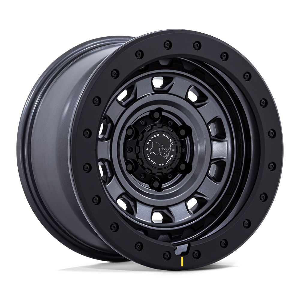 17x9 Black Rhino BR023 Xplorer Matte Gunmetal Matte Black Lip Wheel 6x5.5 (12mm)