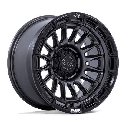 17x8.5 Black Rhino BR025 Rival Matte Gunmetal W/ Matte Black Wheel 5x5 (10mm)