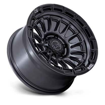 17x8.5 Black Rhino BR025 Rival Matte Gunmetal W/ Matte Black Wheel 5x5 (10mm)