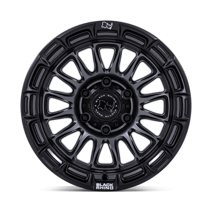 17x9 Black Rhino BR025 Rival Matte Gunmetal W/ Matte Black Wheel 6x5.5 (-12mm)