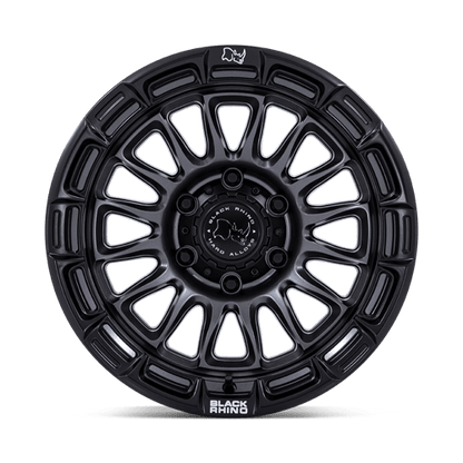 17x8.5 Black Rhino BR025 Rival Matte Gunmetal W/ Matte Black Wheel 5x5 (10mm)