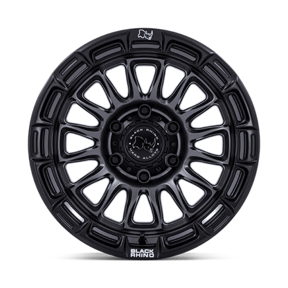 17x9 Black Rhino BR025 Rival Matte Gunmetal W/ Matte Black Lip Wheel 5x5 (-12mm)