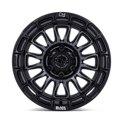 17x9 Black Rhino BR025 Rival Matte Gunmetal W/ Matte Black Lip Wheel 5x5 (-12mm)