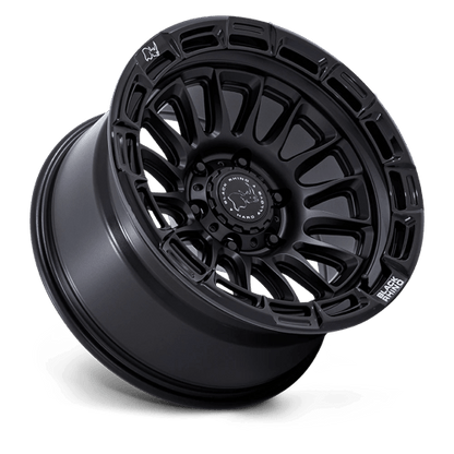 17x9 Black Rhino BR025 Rival Matte Black W/ Gloss Black Lip Wheel 6x5.5 (1mm)