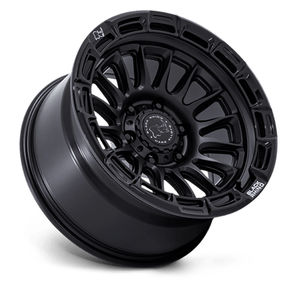 17x9 Black Rhino BR025 Rival Matte Black W/ Gloss Black Lip Wheel 6x5.5 (-12mm)